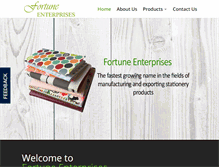 Tablet Screenshot of fortunepaperproducts.com